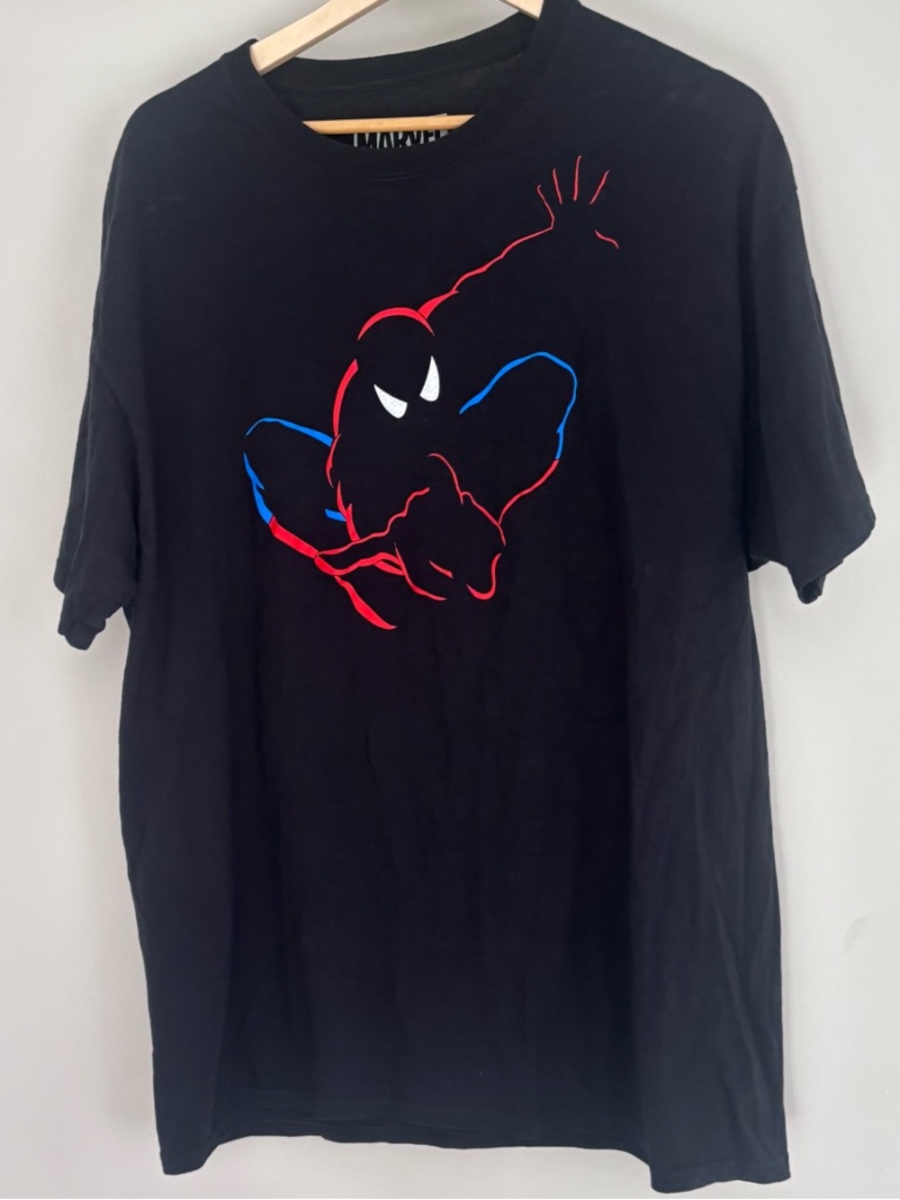 Universal Studios Marvel Spider-Man Men’s Double Sided Graphic T-Shirt Size XL